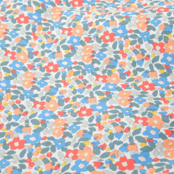 Tissu Coton Fleuri Délice - Maison Klem