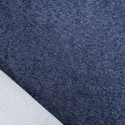 Tissu Bouclettes Angèle - Bleu Intense - Maison Klem