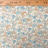 Popeline de Coton imprimé Fleurs Bleu Pastel - Maison Klem