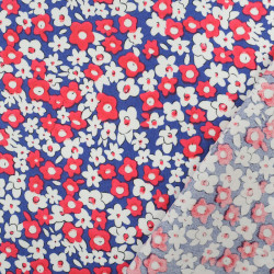 Popeline de Coton Fleurie Monica - Maison Klem