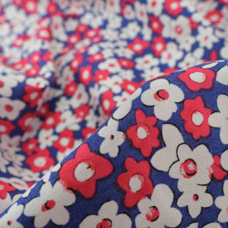 Popeline de Coton Fleurie Monica - Maison Klem