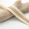 Sangle Coton Lurex Bicolore Beige - Maison Klem