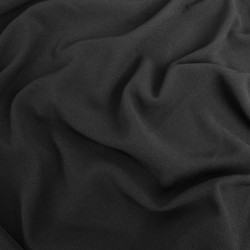 Tissu Crêpe Lourd Noir - Sofia - Maison Klem