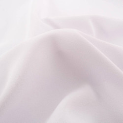Tissu  Crêpe Lourd Blanc - Sofia - Maison Klem