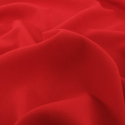 Tissu Crêpe Lourd Rouge - Sofia - Maison Klem