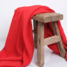 Tissu Crêpe Lourd Rouge - Sofia - Maison Klem