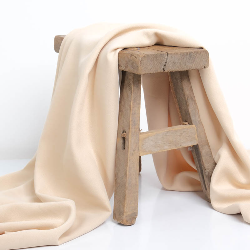 Tissu Crêpe Lourd Nude - Sofia - Maison Klem