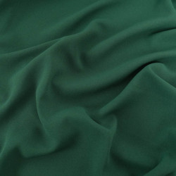 Tissu Crêpe Lourd Vert Forêt - Sofia - Maison Klem