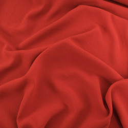 Tissu Crêpe Lourd Terracotta - Sofia - Maison Klem