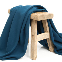 Tissu Crêpe Lourd Paon - Sofia - Maison Klem