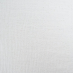 Double Gaze Pailletée Blanc Or - Maison Klem