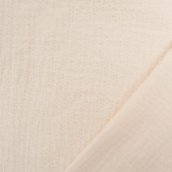 Double Gaze Lurex Nude Or - Maison Klem