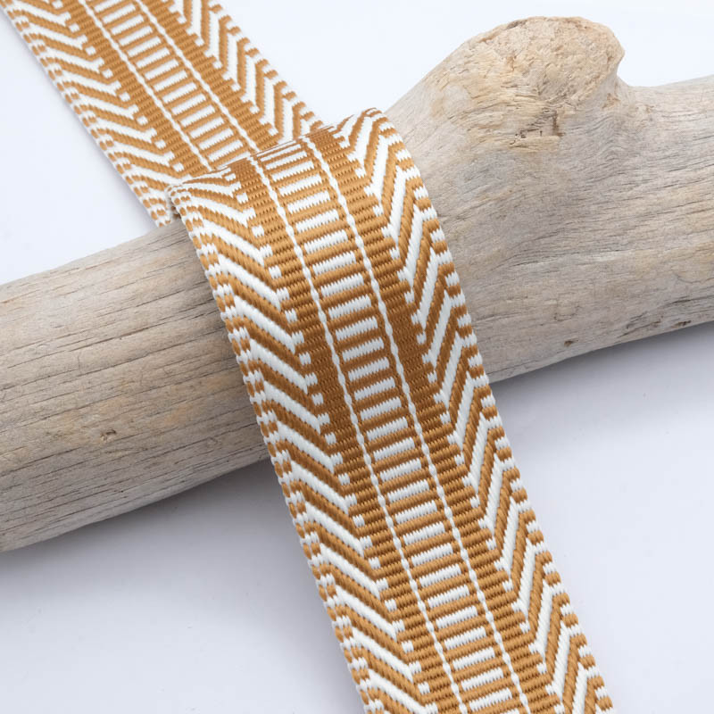 Sangle Fantaisie Lima Ocre 38MM - Maison Klem