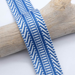 Sangle Fantaisie Lima Bleu 38MM - Maison Klem