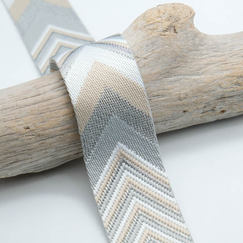 Sangle Fantaisie Hippie Chic Argent 38mm - Maison Klem