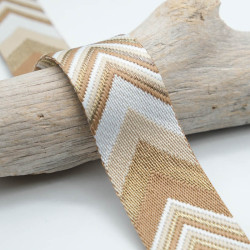 Sangle Fantaisie Hippie Chic Or 38mm - Maison Klem