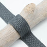 Sangle texturée Gris 32mm - Maison Klem