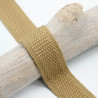 Sangle texturée Beige 32mm - Maison Klem