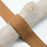 Sangle texturée Marron 32mm - Maison Klem