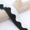 Sangle Bicolore Waves Noir et Blanc 38mm - Maison Klem