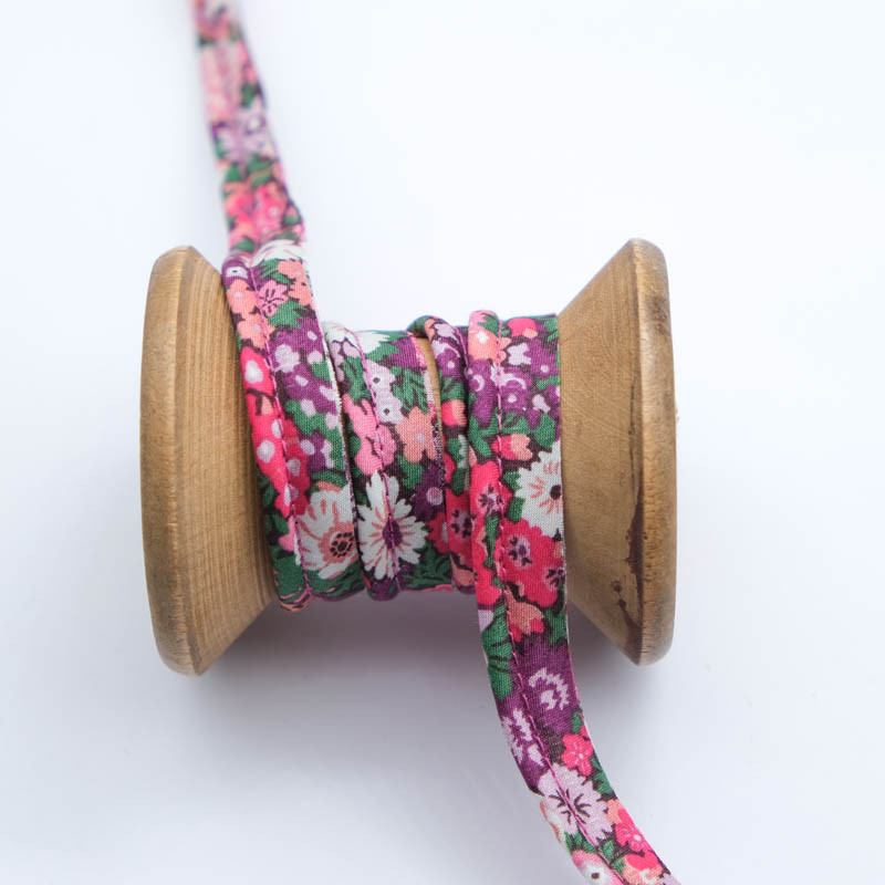 Passepoil Liberty Thorpe Hill Rose et Mauve - Maison Klem