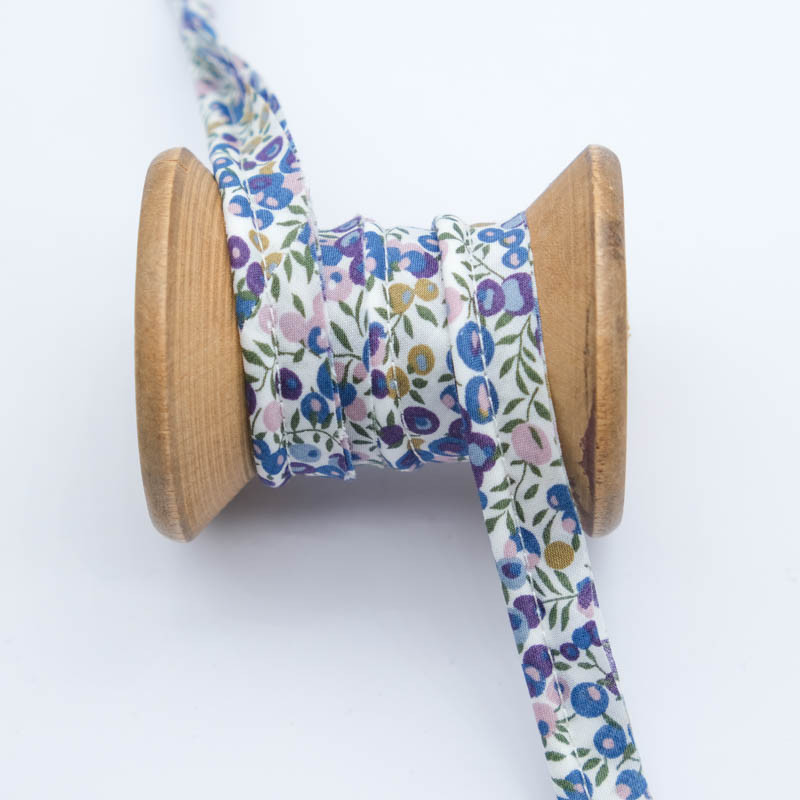 Passepoil Liberty Wilthshire Bud Bleu Et Violet - Maison Klem