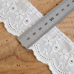 Galon Broderie Anglaise Ecru - Kate - Maison Klem