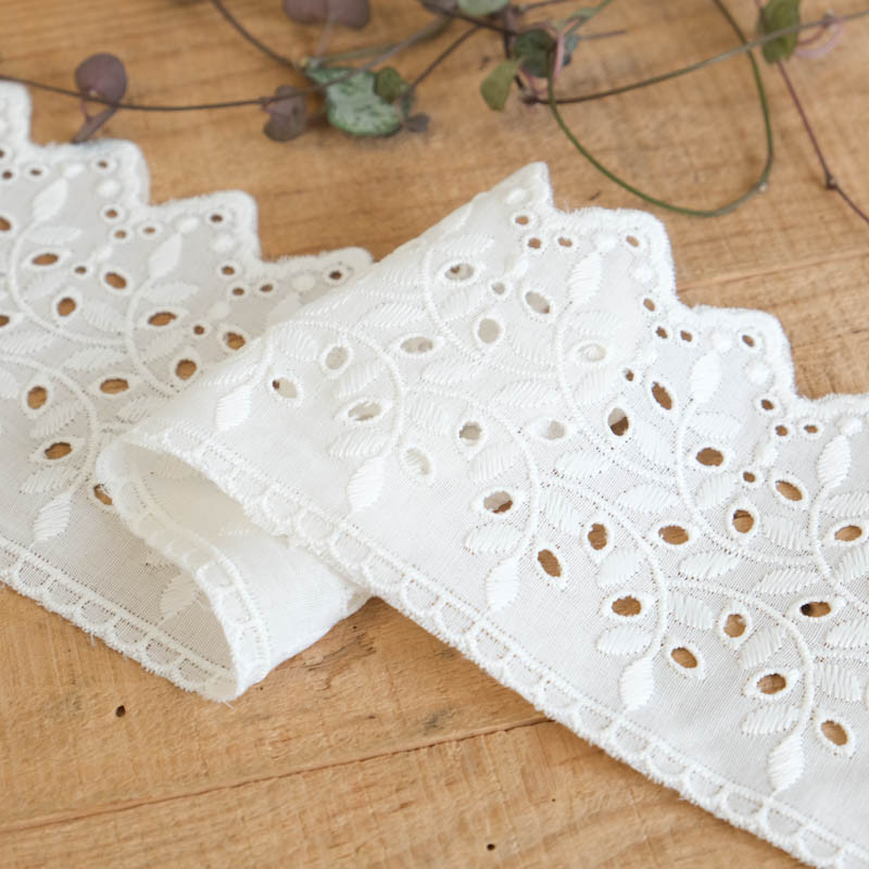 Galon Broderie Anglaise Ecru - Eleanor - Maison Klem