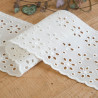 Galon Broderie Anglaise Ecru - Daphné - Maison Klem