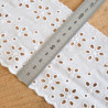Galon Broderie Anglaise Blanc - Daphné - Maison Klem