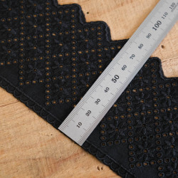 Galon Broderie Anglaise Noir - Victoria - Maison Klem