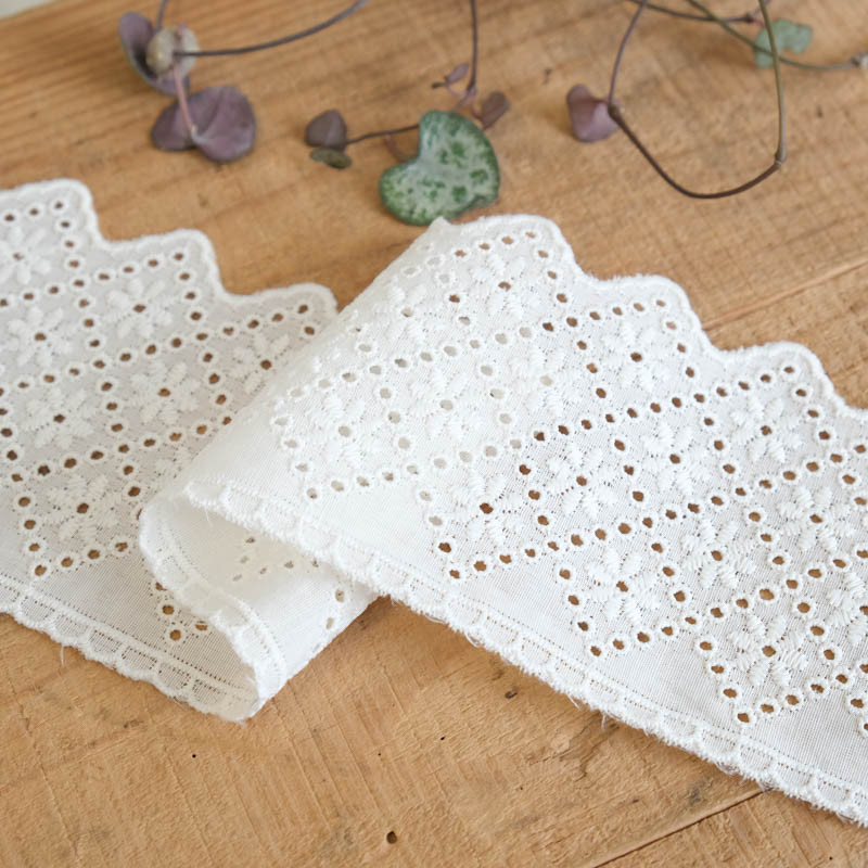 Galon Broderie Anglaise Ecru - Victoria - Maison Klem