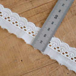 Galon Broderie Anglaise Ecru - Grace - Maison Klem
