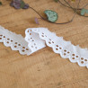 Galon Broderie Anglaise Blanc - Bridget - Maison Klem