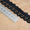 Galon Broderie Anglaise Noir - Bridget - Maison Klem