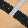 Galon Broderie Anglaise Noir - Penelope - Maison Klem