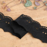 Galon Broderie Anglaise Noir - Franscesca - Maison Klem