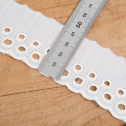 Galon Broderie Anglaise Ecru - Harriet - Maison Klem