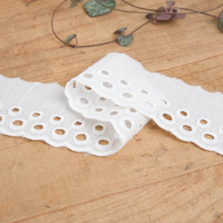 Galon Broderie Anglaise Ecru - Harriet - Maison Klem