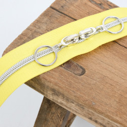 Fermeture En Nylon Double Curseur Jaune 40CM - Maison Klem