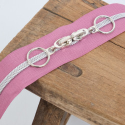 Fermeture En Nylon Double Curseur Parme 40CM - Maison Klem