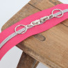 Fermeture En Nylon Double Curseur Fuchsia 40CM - Maison Klem