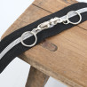 Fermeture En Nylon Double Curseur Noir 40CM - Maison Klem