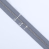 Fermeture Au Mètre Grise Argent 3mm - Maison Klem