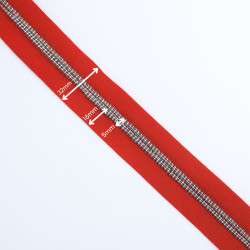 Fermeture En Nylon Double Curseur 40CM - Maison Klem