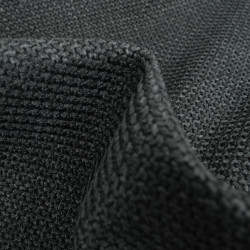 Velours Tissé Farreli Noir - Maison Klem