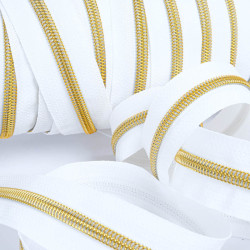 Fermeture En Nylon Double Curseur 40CM - Maison Klem