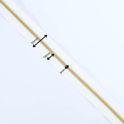 Fermeture En Nylon Double Curseur 40CM - Maison Klem