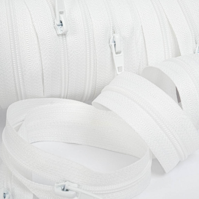 Fermeture Invisible Au Mètre 3mm Blanche - Maison Klem