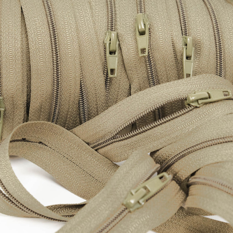 Fermeture Invisible Au Mètre 3mm Taupe - Maison Klem